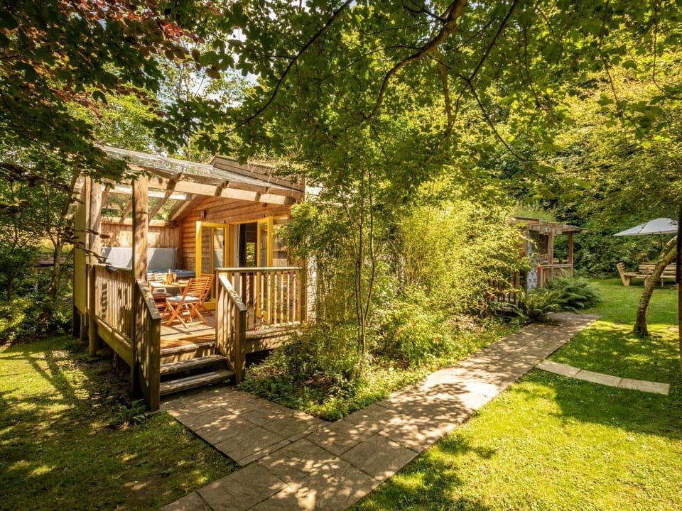 From stunning blue flag beach to luxury lodge with private hot tub and sauna in moments