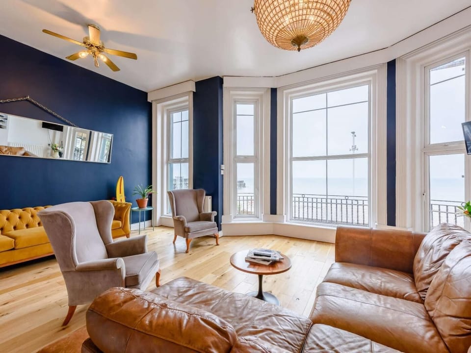Stunning sea views from the first floor living room