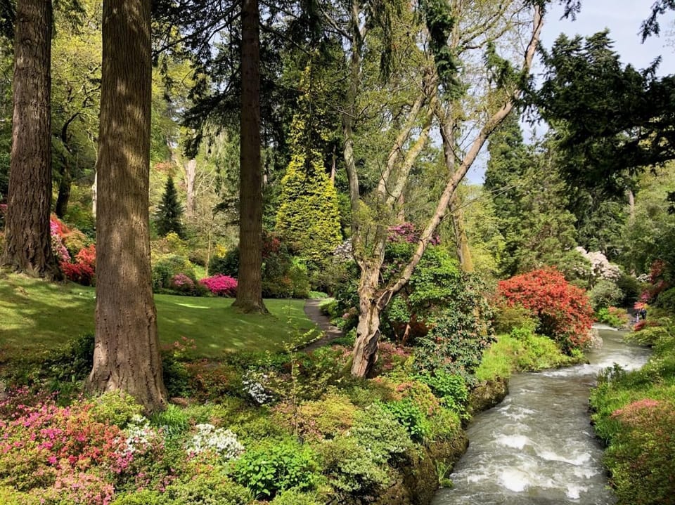 The National Trusts 'Bodnant Gardens' is a must see during your stay