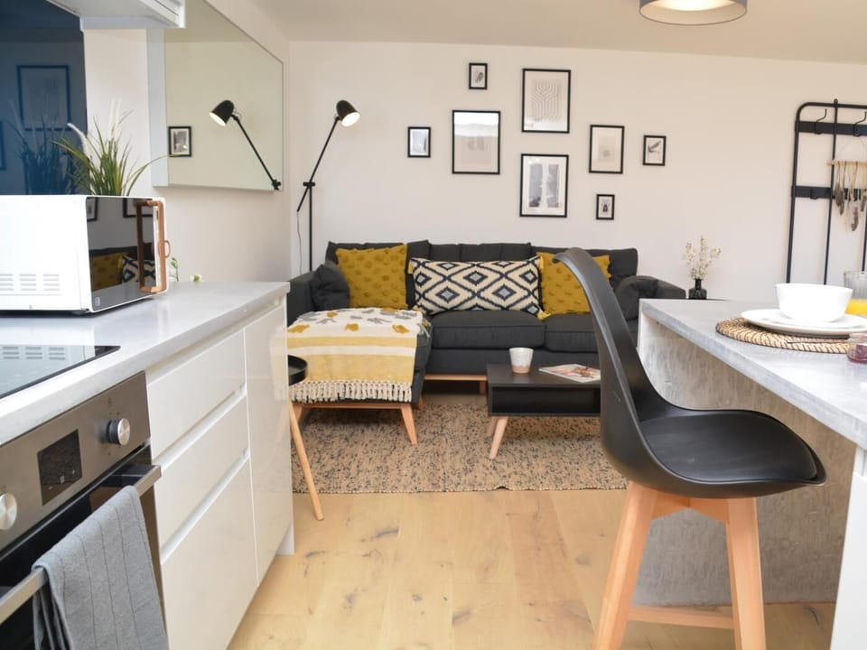 Stylish decor can be found throughout