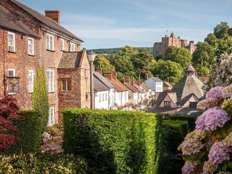 Dunster village and Castle
