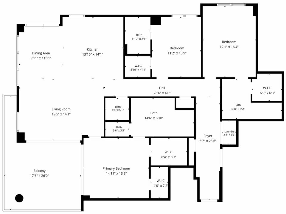 Full condo floor plan layout