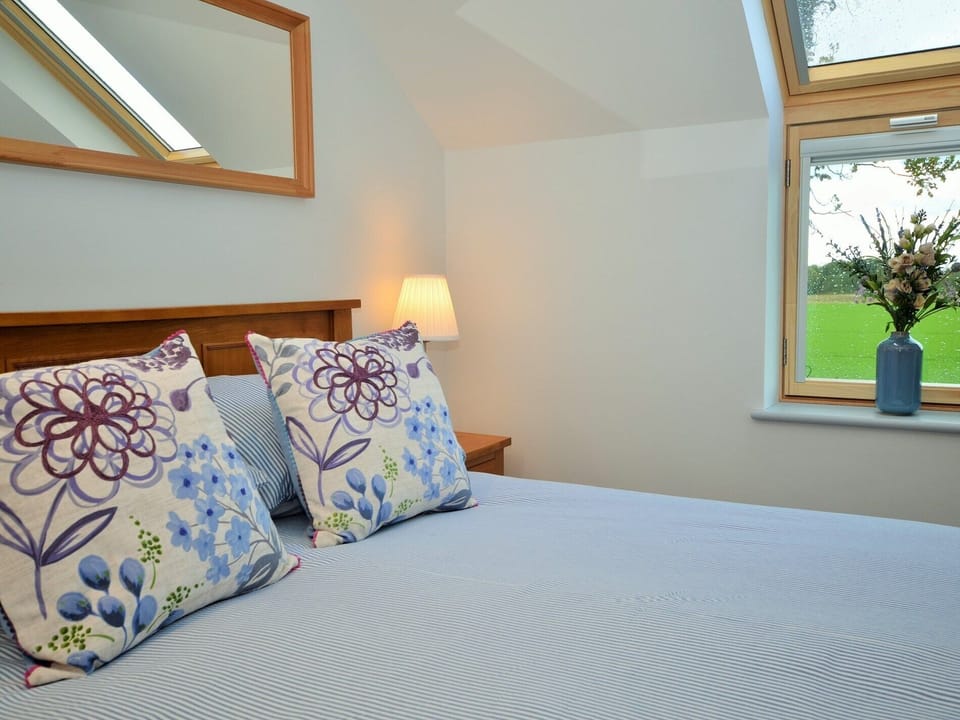 Countryside views from the king-size bedroom
