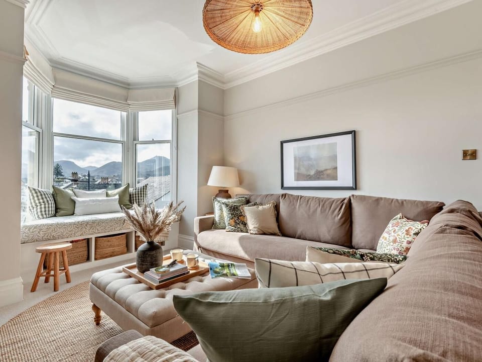 Additional cosy lounge on the first floor with gas fire 