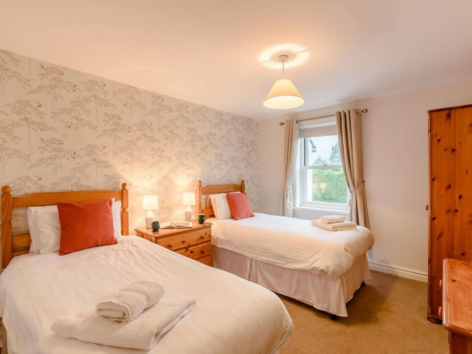 Lovely views from the bedroom towards Claife Heights