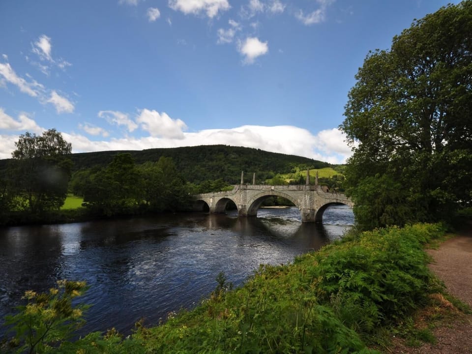Enjoy a stroll along the bank of the River Tay