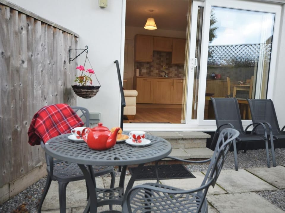Enjoy having breakfast on the patio