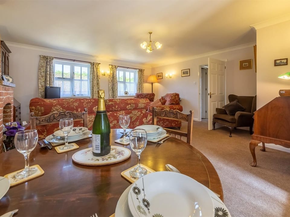 Dining area with room for everyone