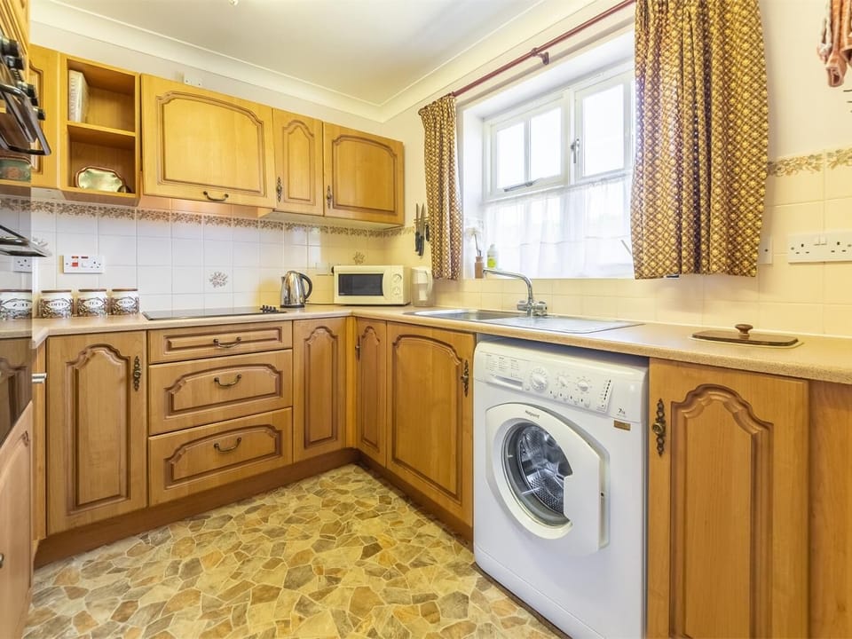 Prepare a meal in the well equipped kitchen
