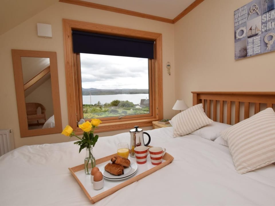 First floor double bedroom with amazing views