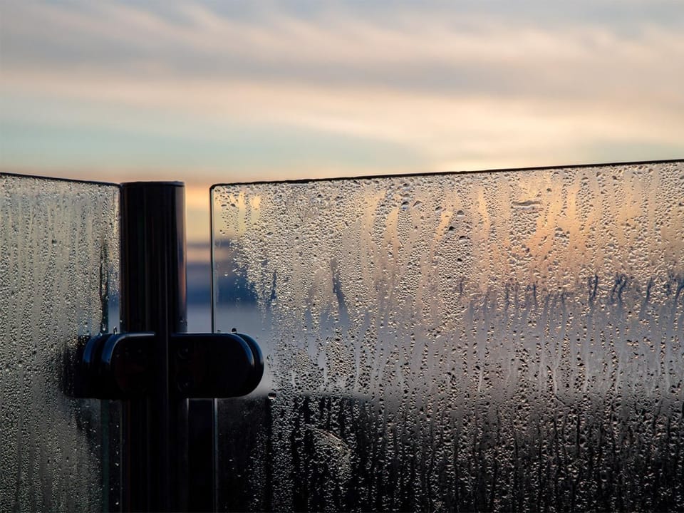 Watching the sun come up and the morning dew