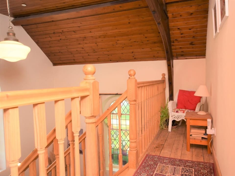 The perfect spot to sit and read on the mezzanine landing