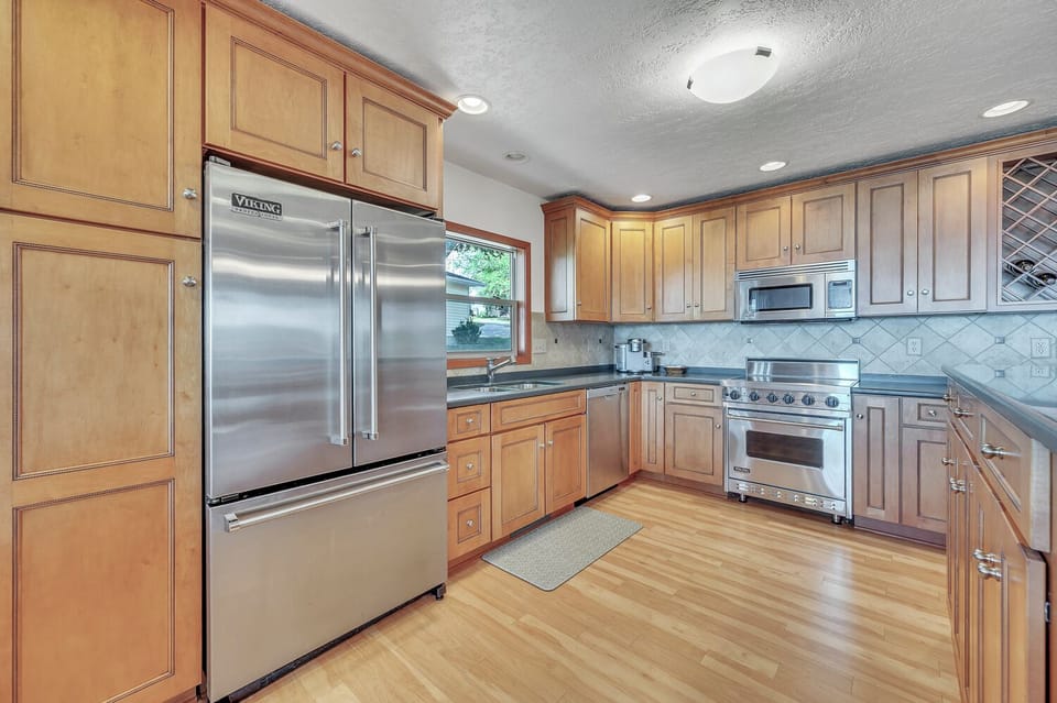 Viking stainless steel appliances