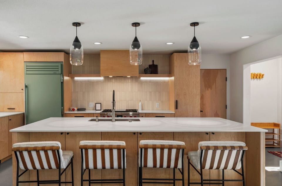 A spacious kitchen perfect for cooking together