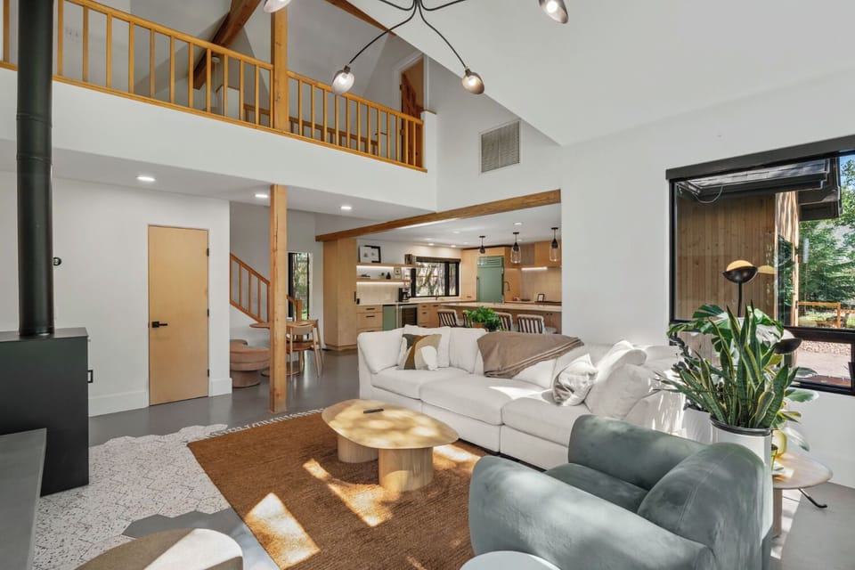 An open-concept space designed for gathering