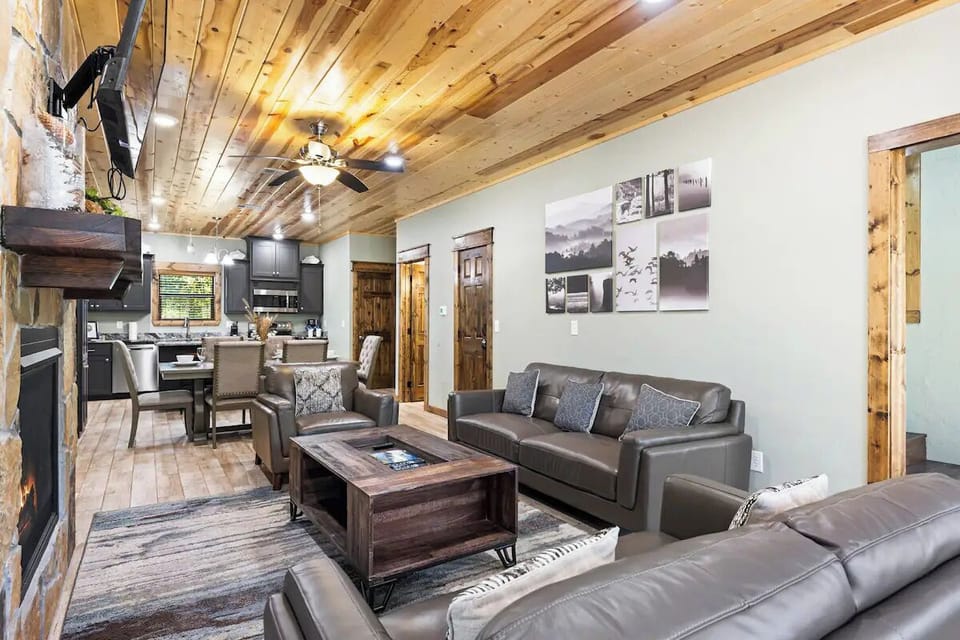 Cozy living room made for movie nights and quality time