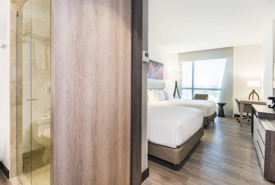 Standard Room, 2 Queen Beds | Premium bedding, minibar, in-room safe, desk