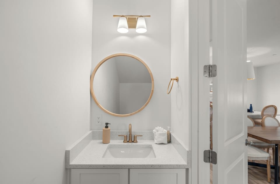 Half bathroom.
