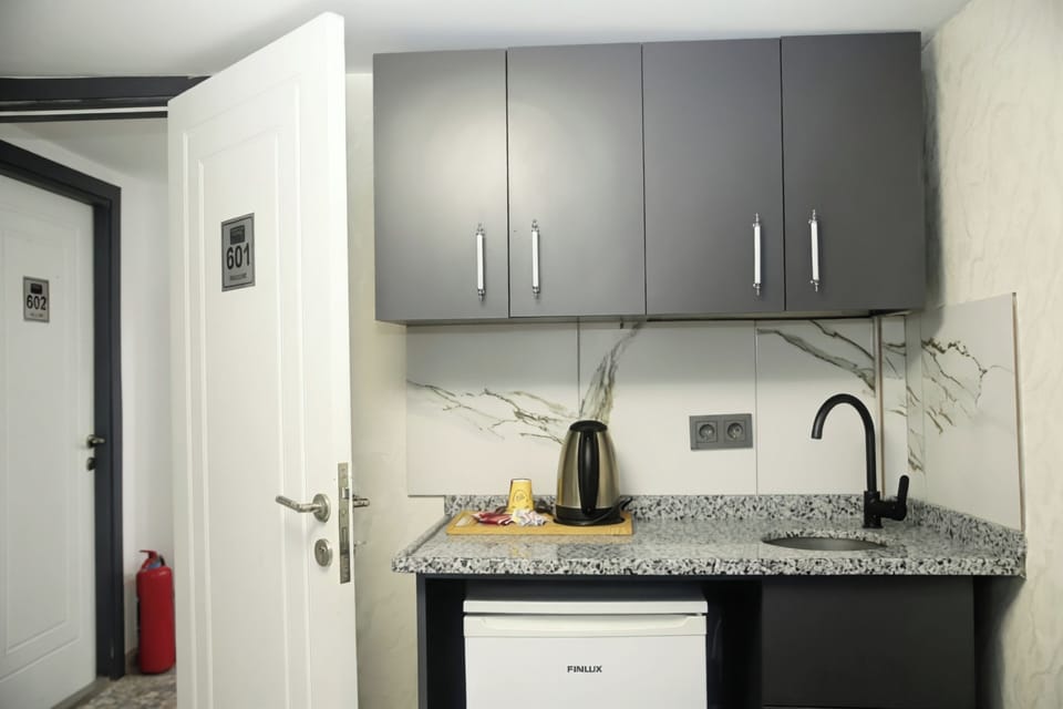 Fridge, electric kettle, highchair, eco-friendly cleaning products