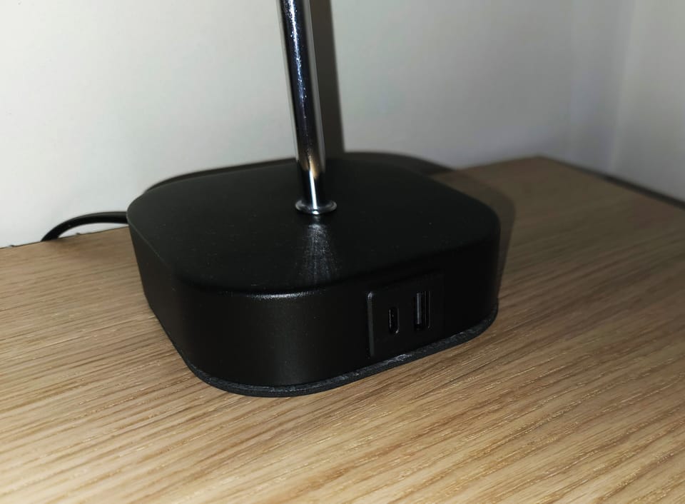 All beds have dimmable bedside reading lights with USB A and C chargers.