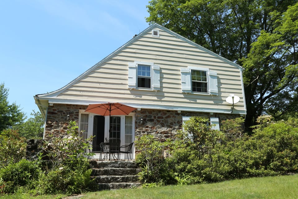 Charming stone and clapboard cottage