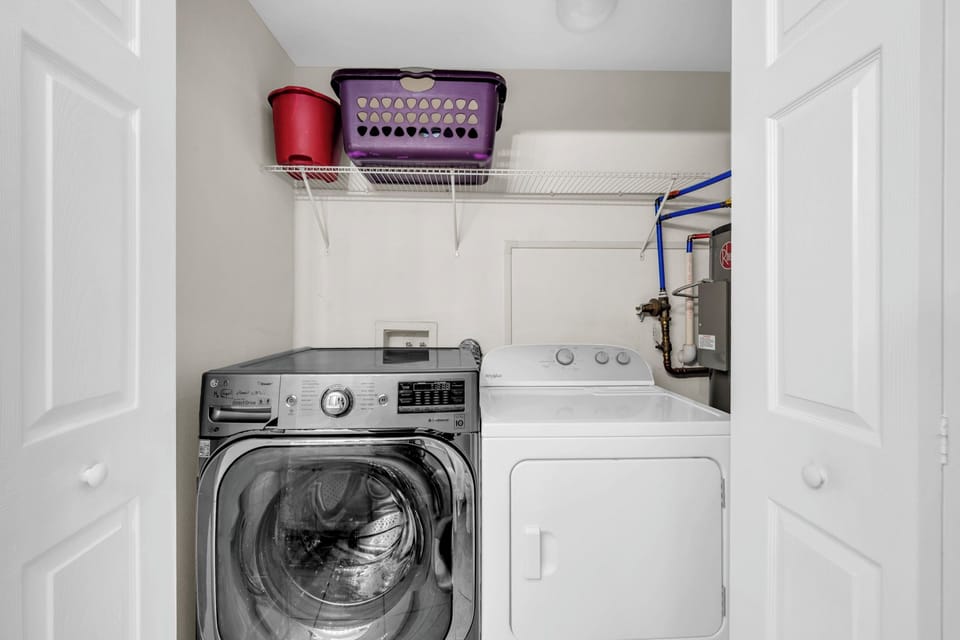 Washer and dryer