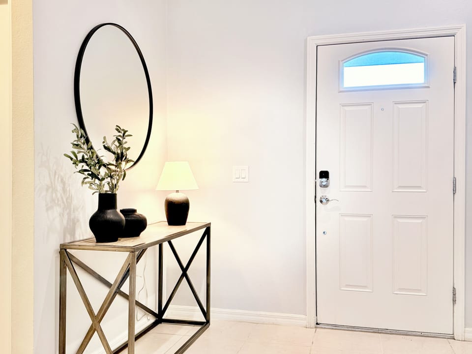 Step into a welcoming foyer and settle in from the moment you arrive.