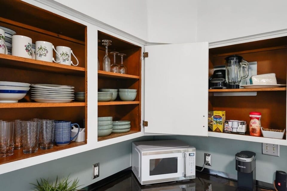 A fully stocked kitchen ready for your stay!