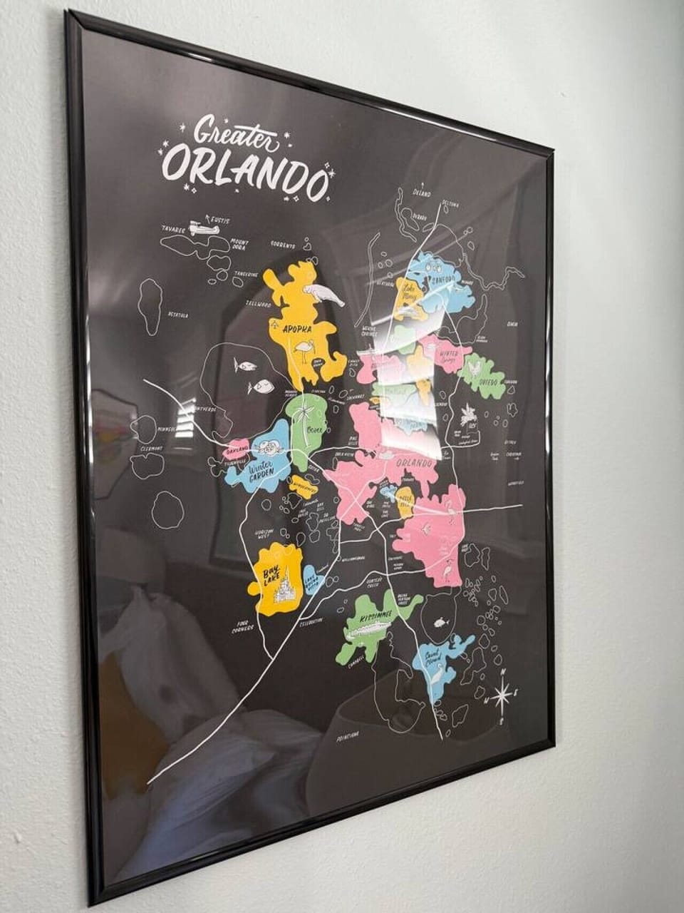 Instead of downtown Orlando, the same local artist has expanded to greater Orlando cities and burbs.
