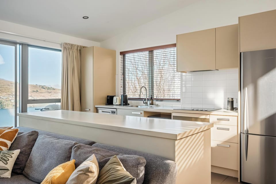 Stylish and functional kitchen in your holiday home- includes coffee machine and everything you need to dine in.