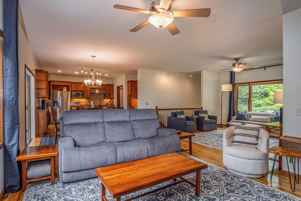 Living Room with Open Floor Plan