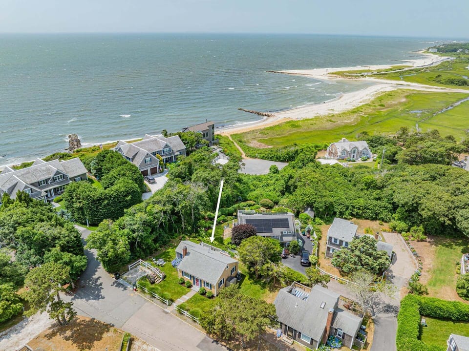 Aerial view of property