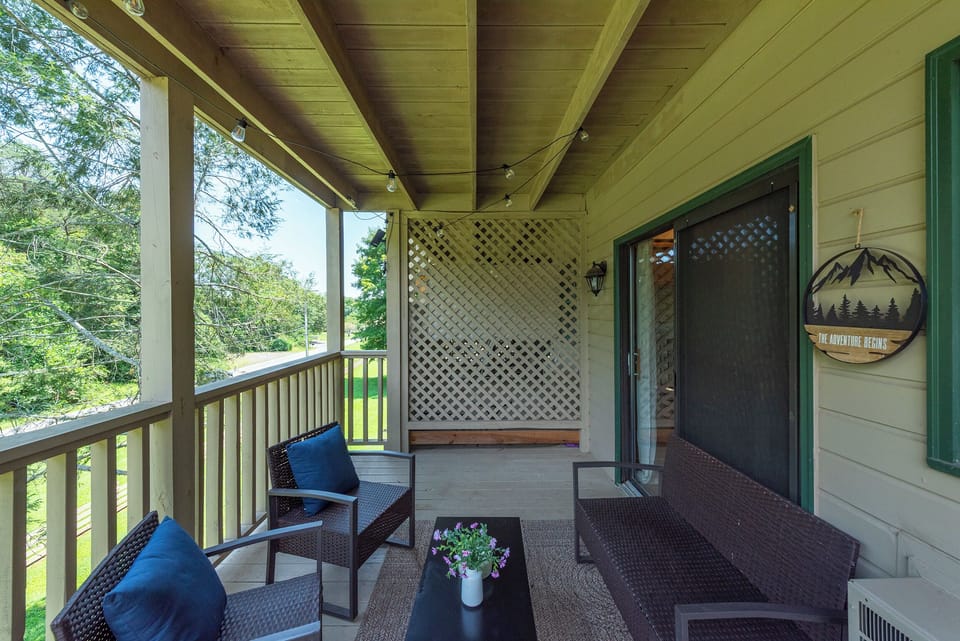 Back deck at AV 7