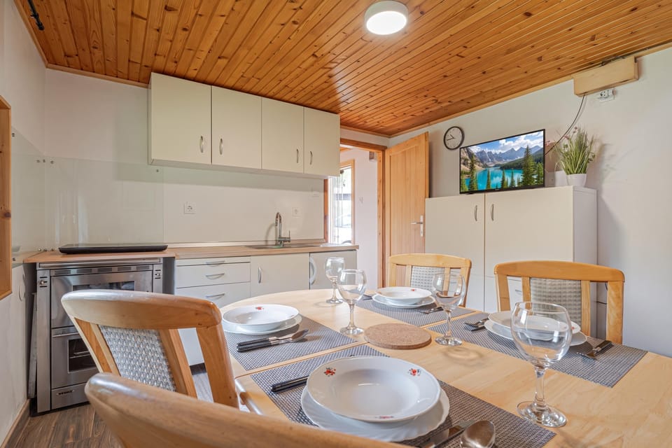 Kitchen and dining area