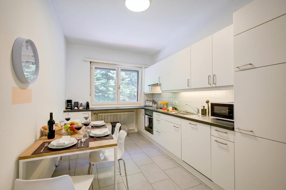 Kitchen and dining area