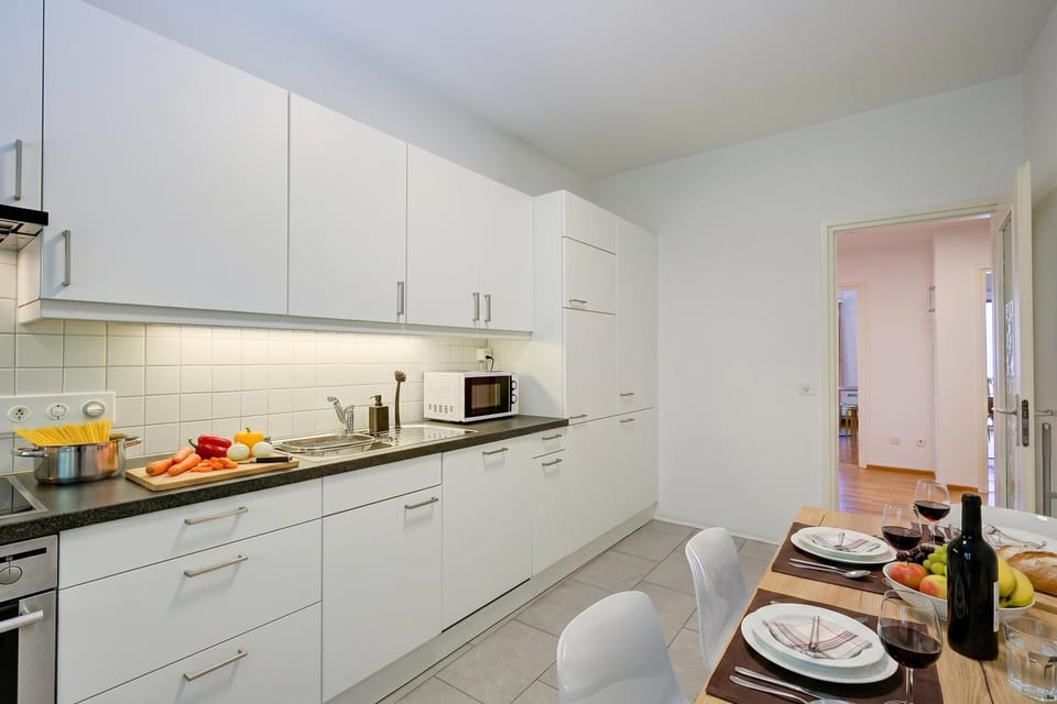 Kitchen and dining area