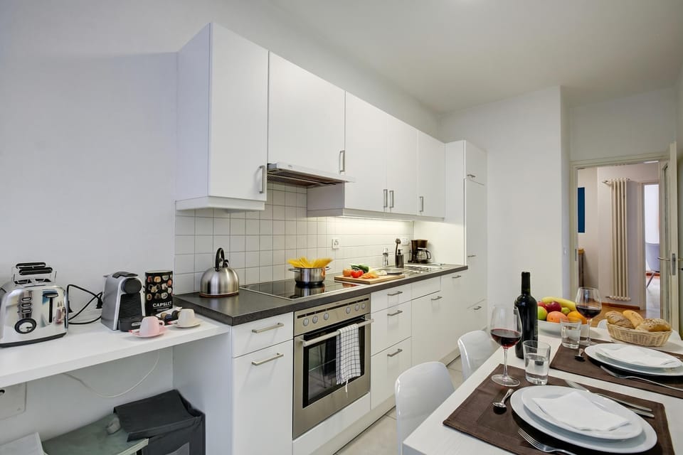Kitchen and dining area