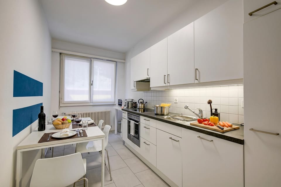 Kitchen and dining area