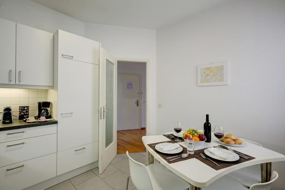Kitchen and dining area