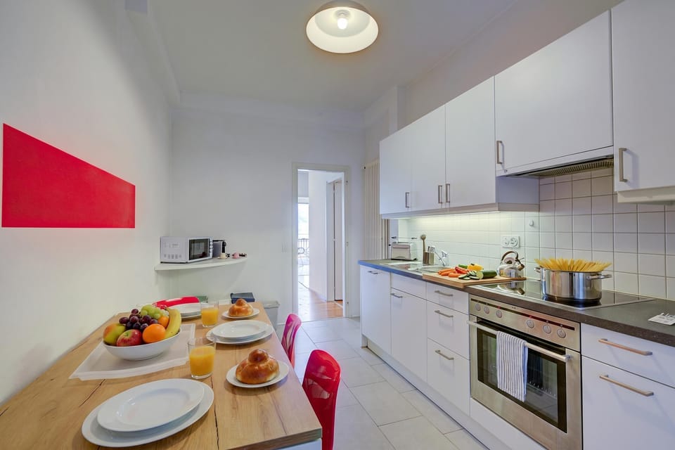Kitchen and dining area