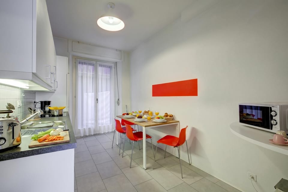 Kitchen and dining area