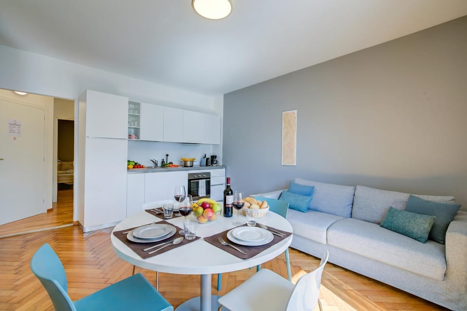 Living and dining room