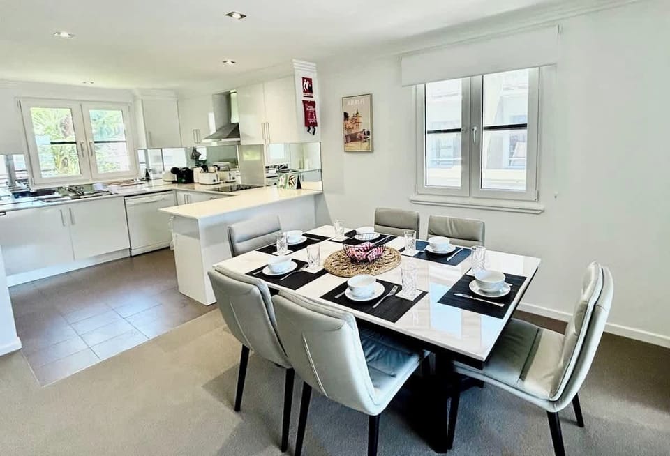 Dining and kitchen