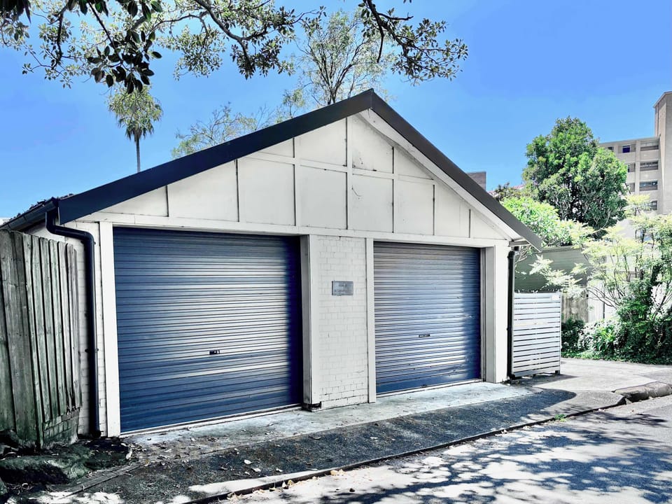Private lock up garage on the left. Access from the back lane. 