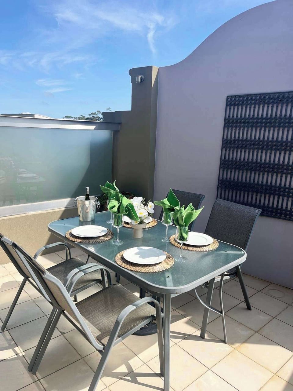 The 12 Sqm Terrace access from the lounge