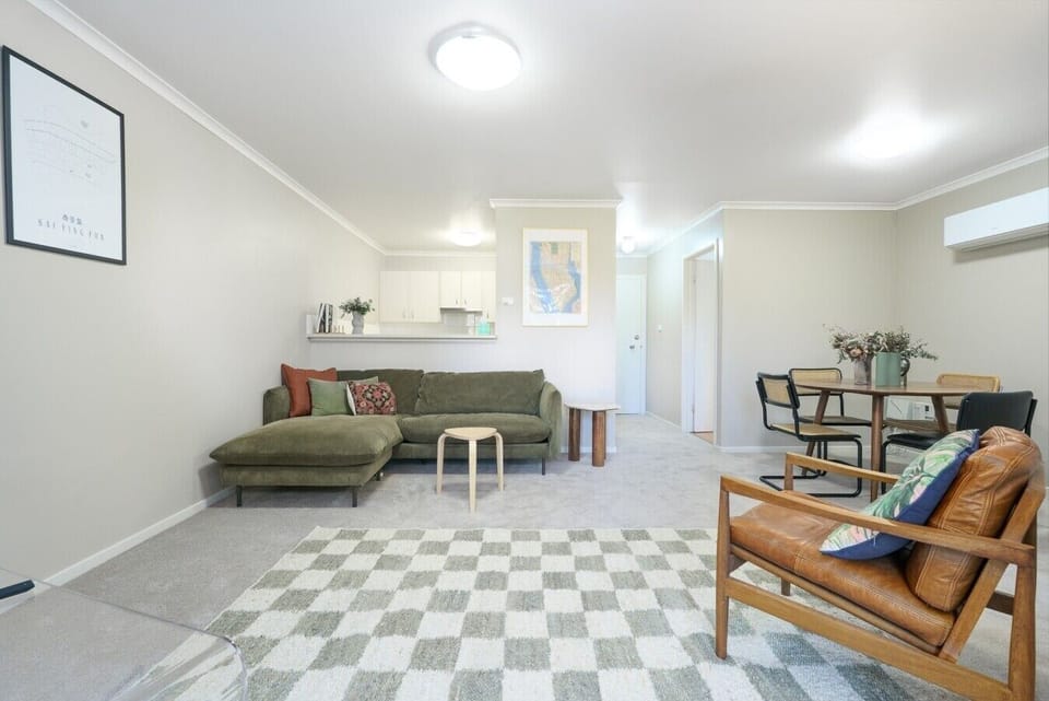 The spacious layout flows effortlessly between the lounge and dining area, making it ideal for relaxing or entertaining.