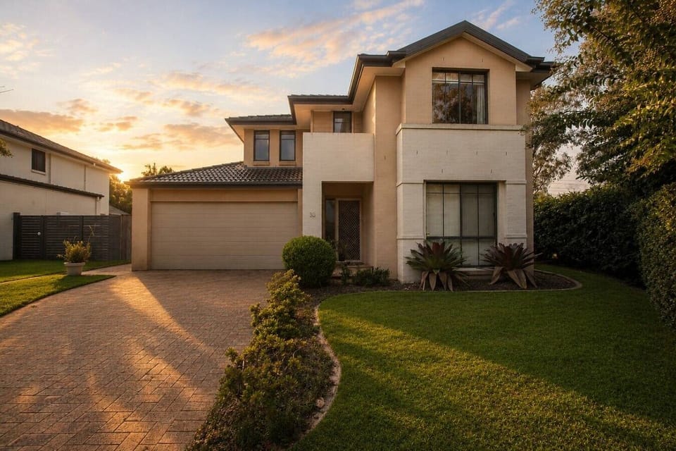 Spacious family home • Quiet neighborhood • Beautiful gardens • Your perfect getaway starts here.