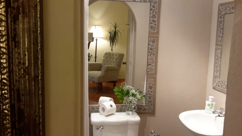 Deluxe Suite, 2 Twin Beds | Bathroom | Shower, rainfall showerhead, free toiletries, hair dryer