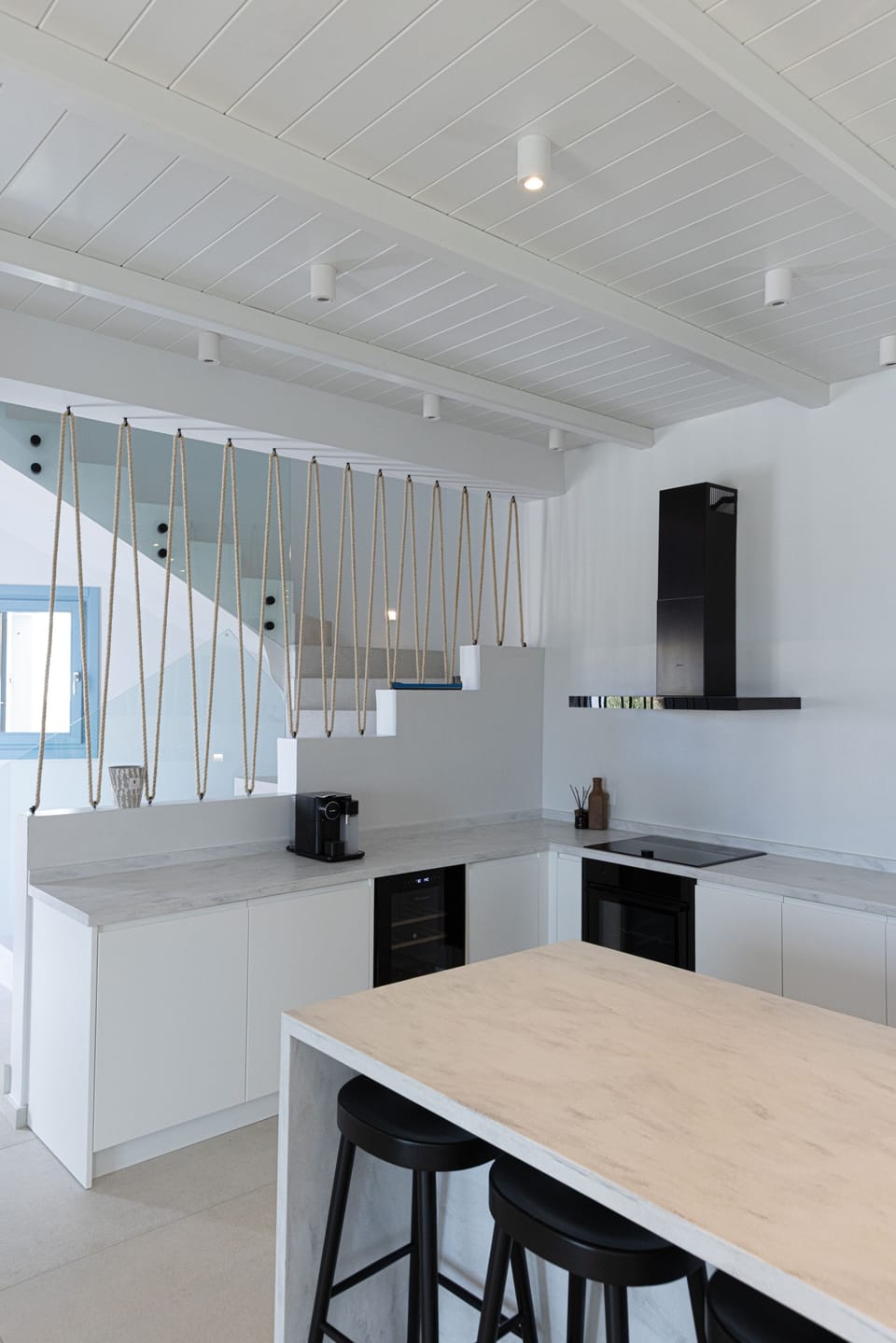 Villa, Beach View | Private kitchen | Electric kettle, dining table