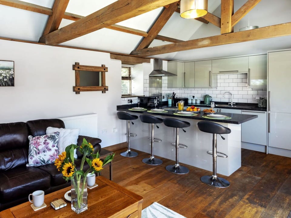 Furniture, Interior Design, Flooring, Wood, Ceiling, Floor, Kitchen, Chair, Room, Countertop